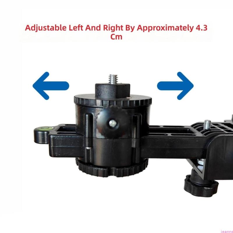 360 Degree Rotating Leveling Bracket With Adjustment For Lasers Level & Tripod Mounting In Construction And Woodworking