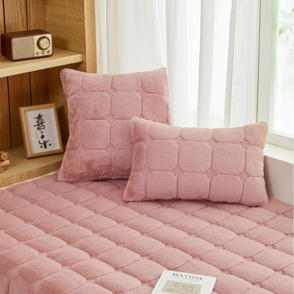 Moderne Einfache Kaninchenfell Samt Fensterbankkissen 2025 Neu Ganzjahres Universal Dick Anti-Rutsch Balkone Tatami Kissen