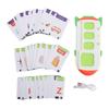 Talking Flash Cards Rechargeable Educational Toddler Learning Toys with Light Vibration for