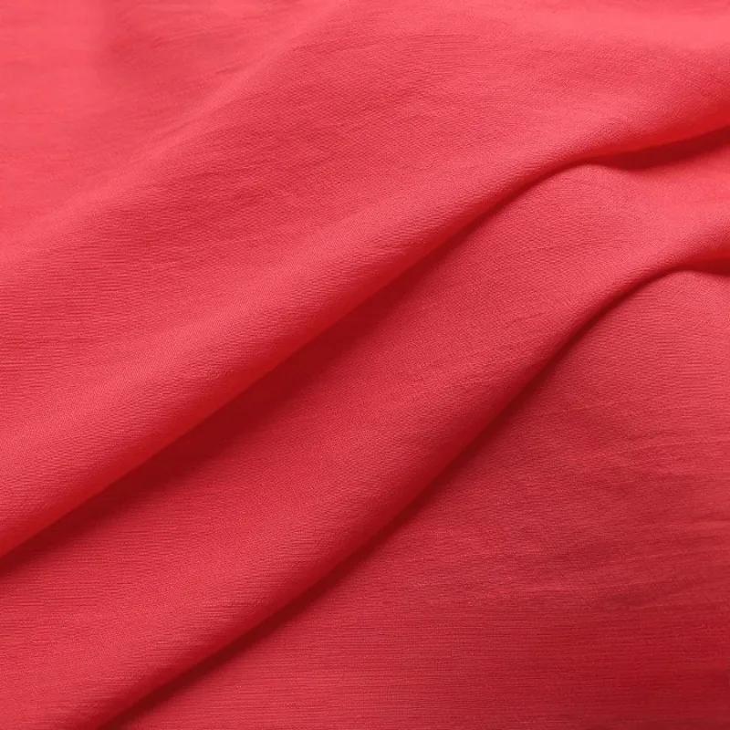 100x150cm Drape Plain Thin Brocade Bamboo Fabric Cotton Linen for Clothing Dresses Shirts Diy Sewing Summer Cloth Rayon Soft