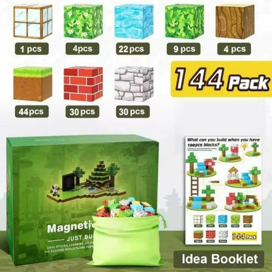 Magnetische Blockwelt: DIY Bausteine - Lernspielzeug für Kinder