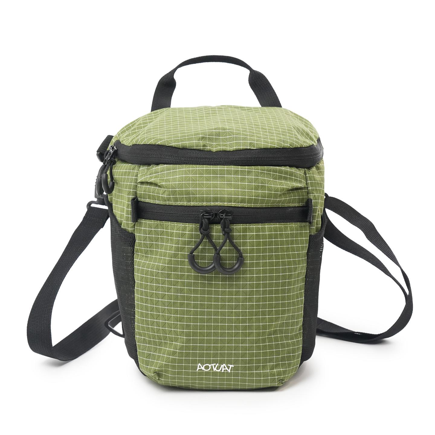 

Multifunctional expansion bag Hiking mountaineering messenger bag Tactical tooling shoulder bag Men s lightweight casual mailman bag Women s зелений