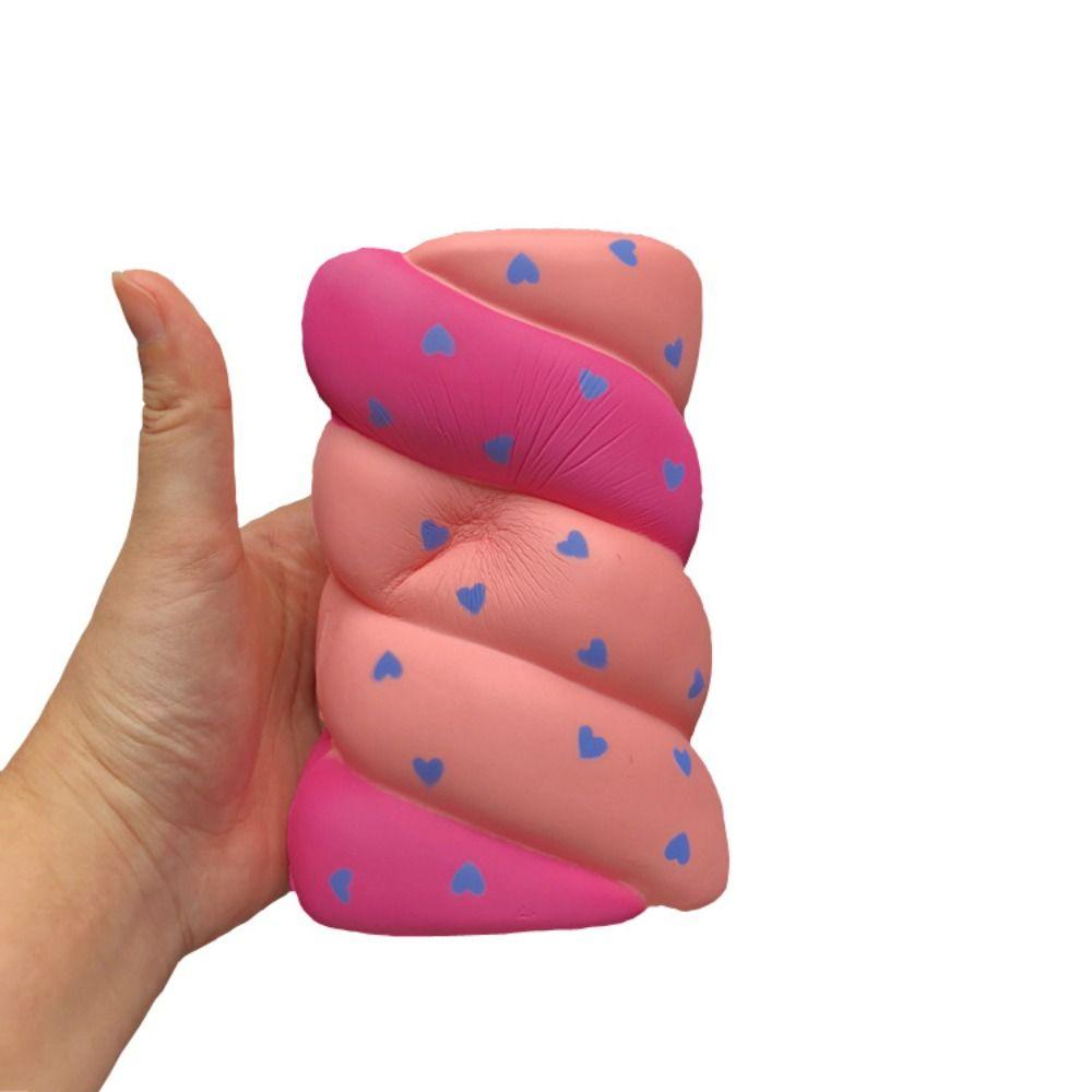 Cotton Candy Bread Squeeze Toy Soft Mochi Squish Foam Toy New Fidget Squeeze Toy  For Stress Relief
