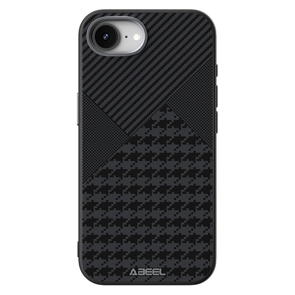 

ABEEL For iPhone 16e Case Compatible with MagSafe PC TPU Aluminum Alloy PU Phone Back Cover Type A