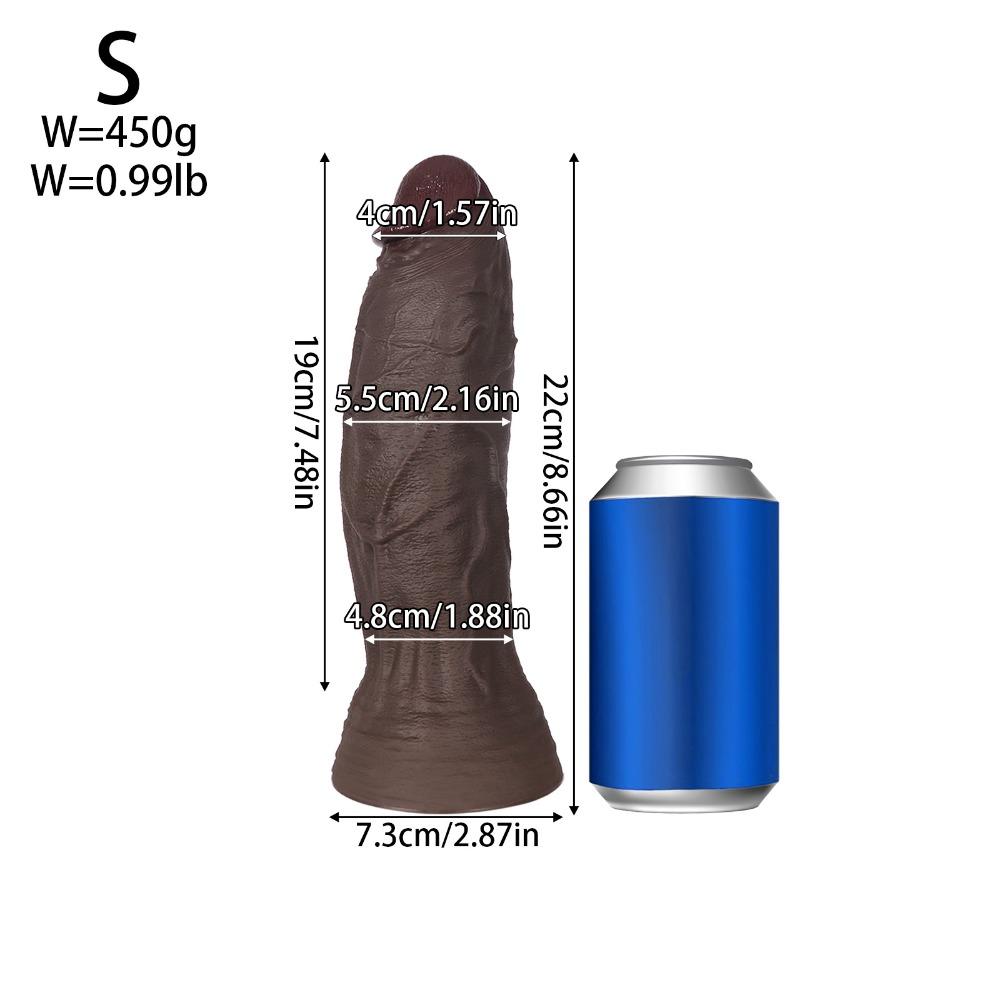 Niezwykle Miękki Silikon Płynny Realistyczny Dildo, Duży Rozmiar Zabawka Seksualna dla Dorosłych Kobiet