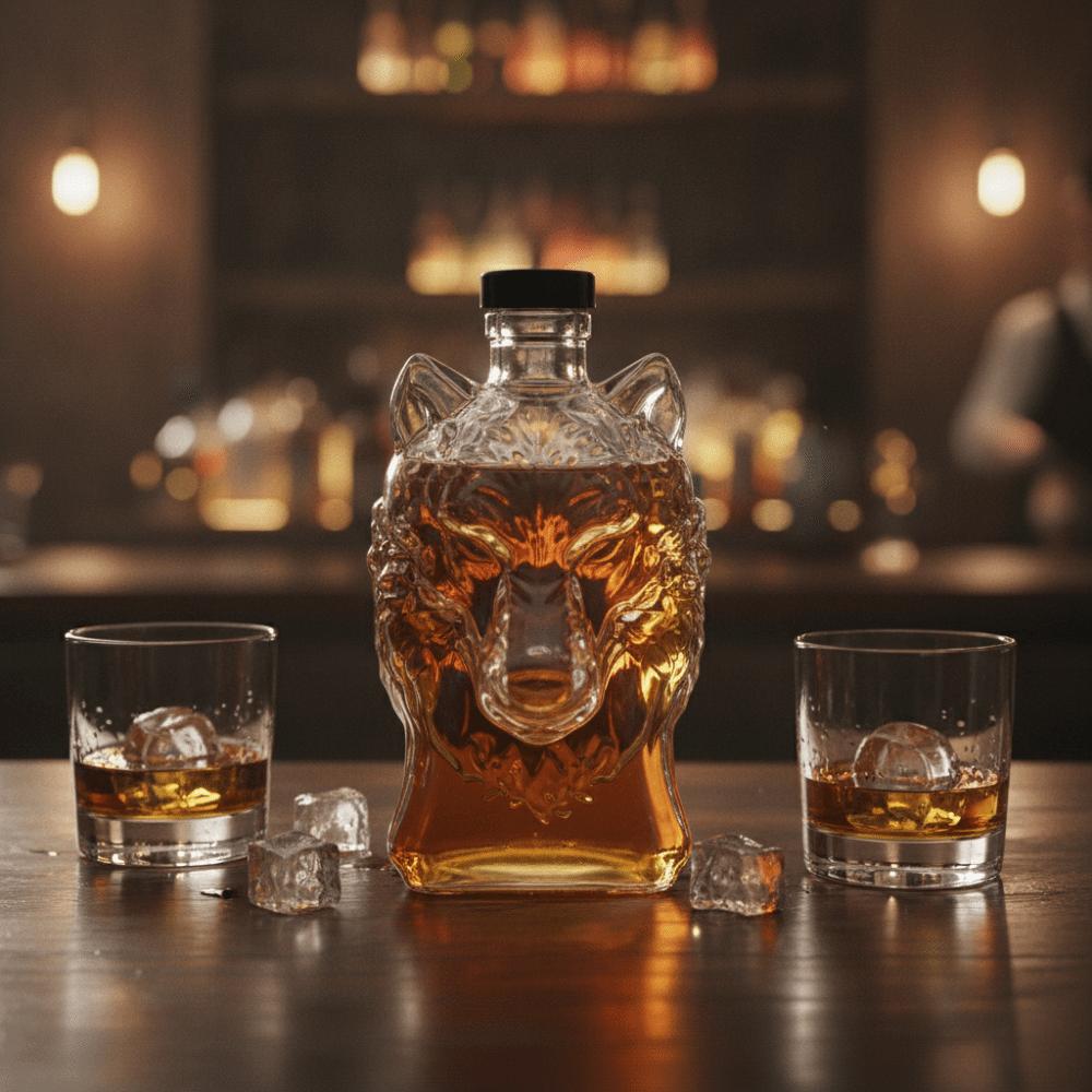 Corrosion-resistant Wolf Head Shape Wine Bottle Leak-Proof Wine Decanter Father's Gift