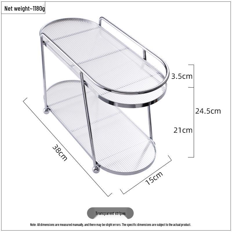 Pre-Owned Wind Acrylic High-End Desktop Organizer for Cosmetics, Kitchen, or Bathroom Essentials Default
