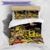 3pcs Duvet Cover Set (1*Duvet Cover + 2*Pillowcase, Without Core), Borussia Dortmund Print Bedding Set, Bedroom Decor, All‑Season, Birthday Gift