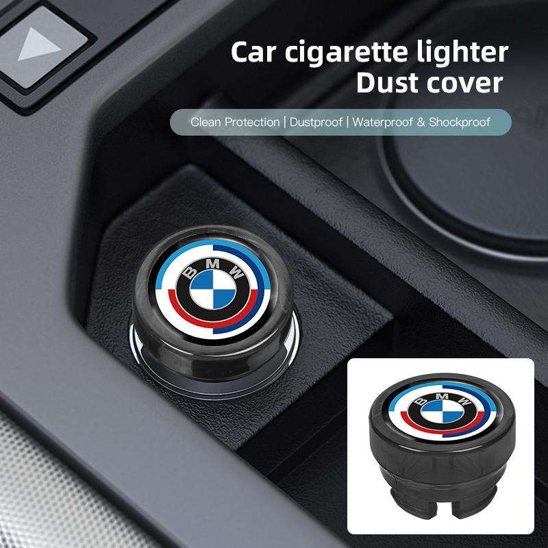 Car Cigarette Lighter Cover DustProof Decoration Cap For BMW Series i3 i4 G07 G06 G05 G02 G01 F48 F39 G42 G30 G20 G26 F01 F02