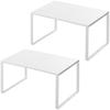 Yamazaki Tower Extendable Storage Shelf of for 3865 X 2 (Set 2) Under-Sink Storage, White,