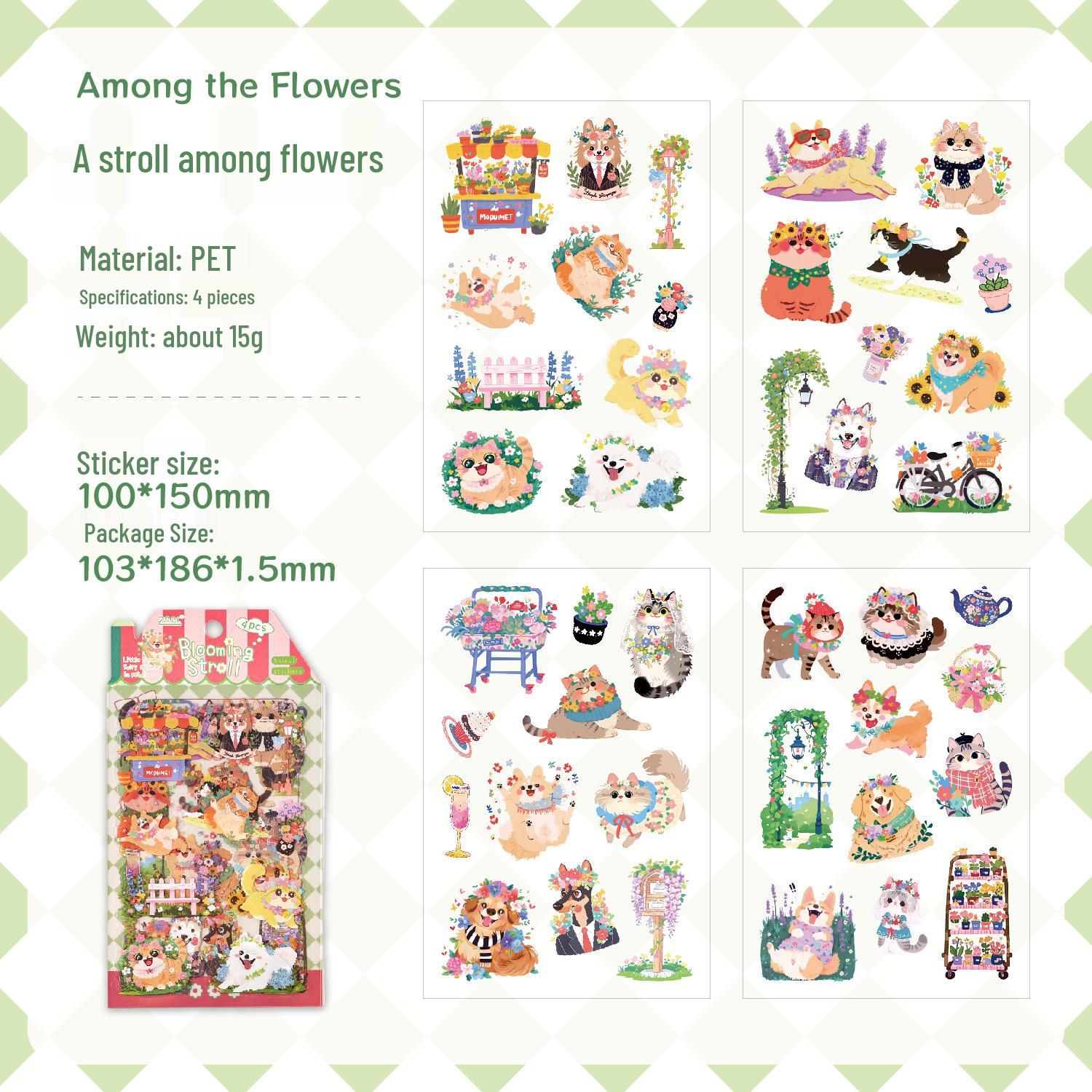 

ZABC Cross-Border Cute Series: Daily Life Sticker Set - 6 Styles for Journals & Collages