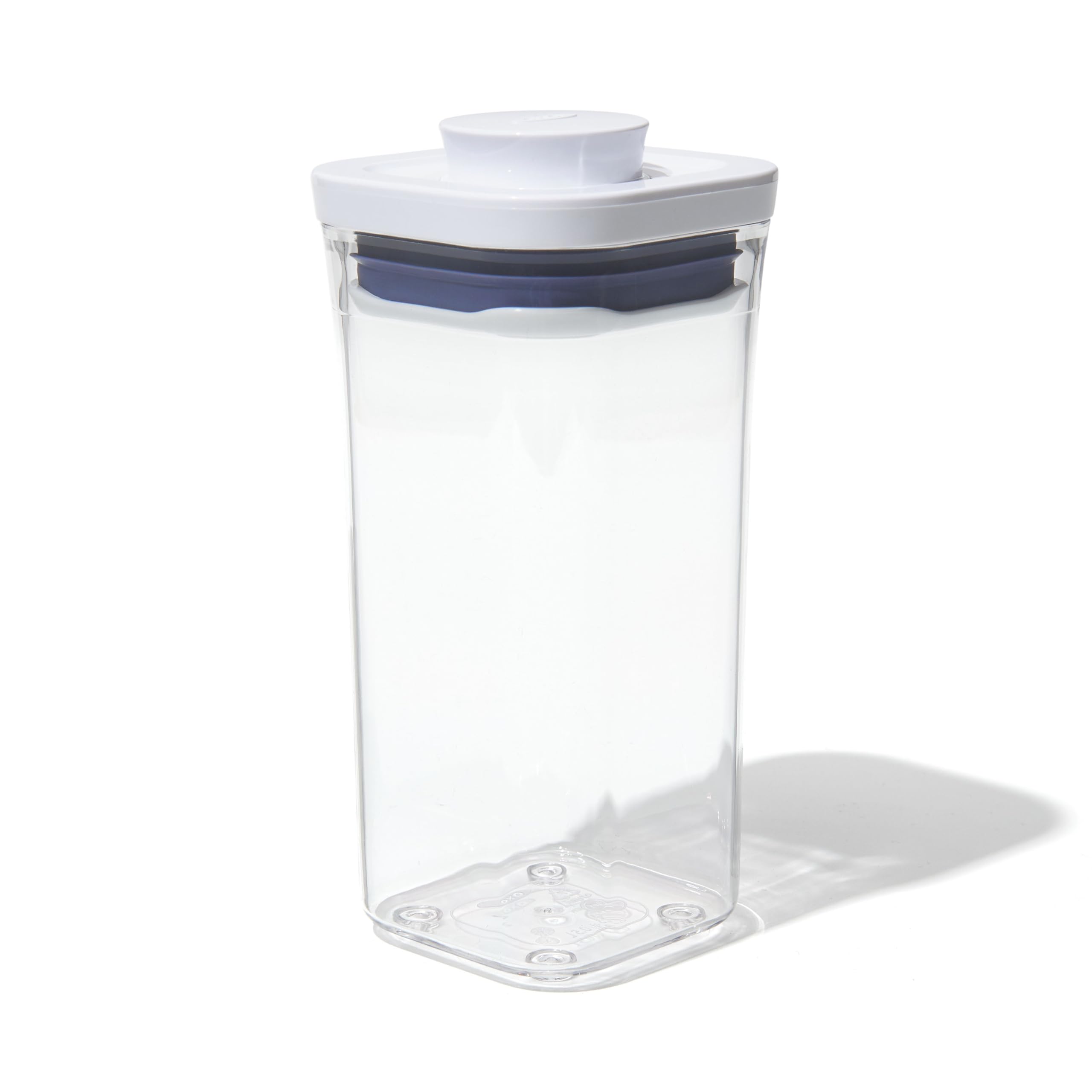 OXO Mini Square Short Storage Airtight Pop Container for Dry and Moisture Protection Container, Plastic, 0.5L, Food, Seasonings, Goods,