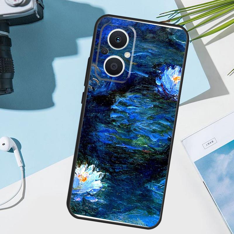 Monet Oil Painting Cover For OPPO Reno 14 Pro 10 11 12 13 14F 13F 12F 11F 7 8 Lite OPPO Find X9 X6 X5 X8 Pro Case