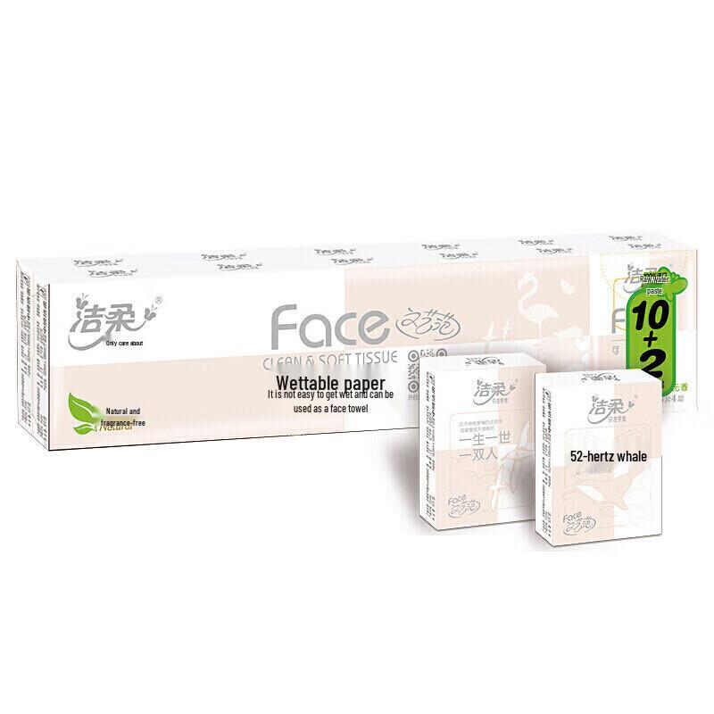 Jierou 4-Ply Unscented Pocket Tissues