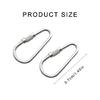 10 Pezzi Gancio Giocattolo per Uccelli Pappagalli Giocattolo Parti Metalliche Clip per Mangiatoie Frutta