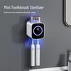 2025 Ultraviolet Electric Toothbrush Sterilizer & Dryer with Holder and Storage