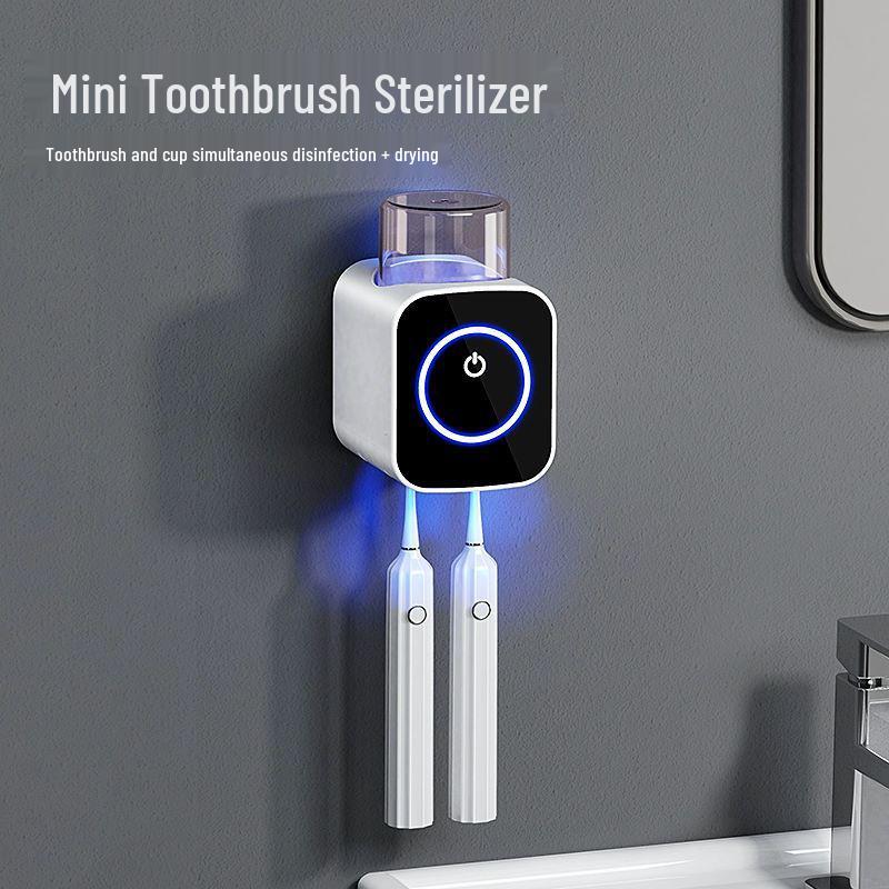 2025 Ultraviolet Electric Toothbrush Sterilizer & Dryer with Holder and Storage