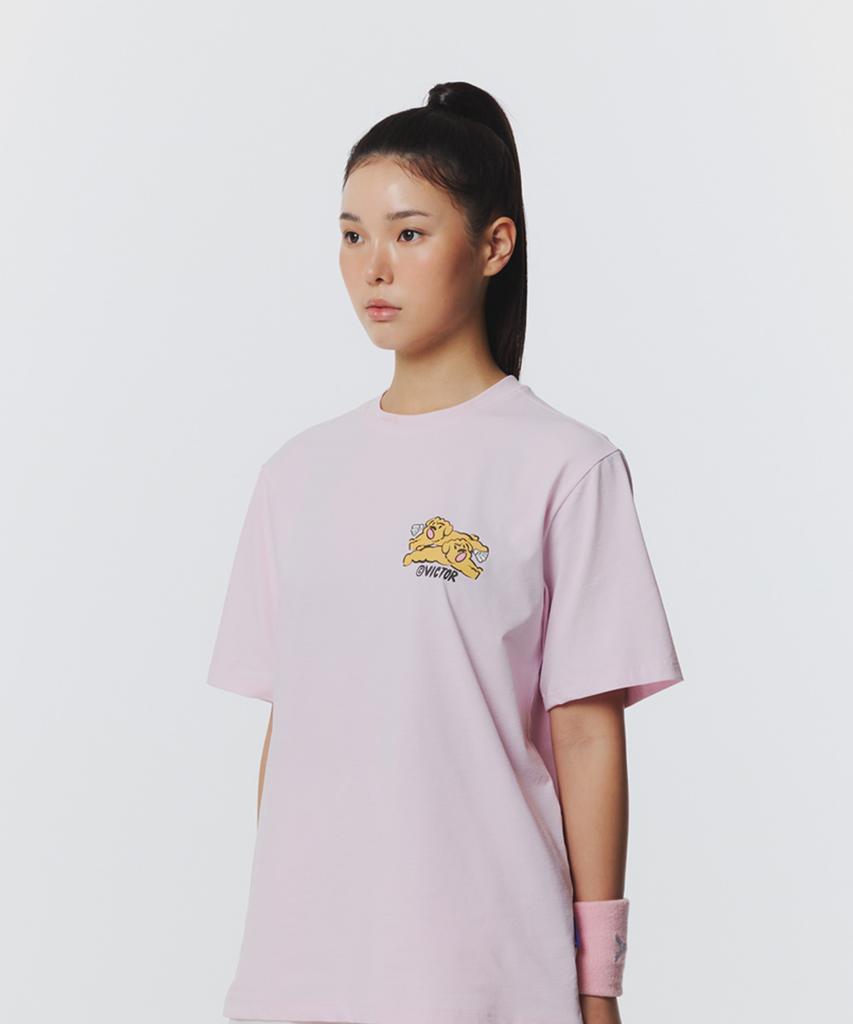 Bigteo Happy Shuttle Badminton Unisex Oversized T-Shirt (Vt26Ato207U)