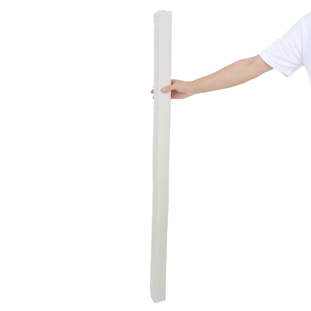 High Density Sponge Bed Gap Filler Soft Cloth Covered Adjustable Cuttable Mattress Extender for Headboard Wall Gaps Bedroom Use