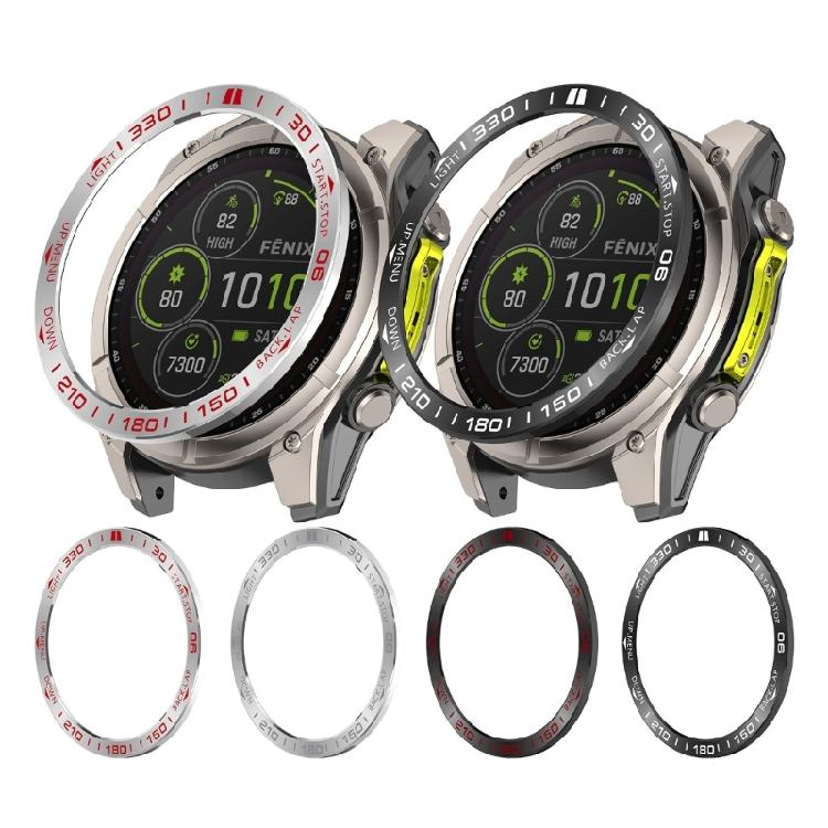 Strong Steel Bezel Rings Watch Scratch & Impact Protections Against Collision Bezel Rings Simple Installation for Watch