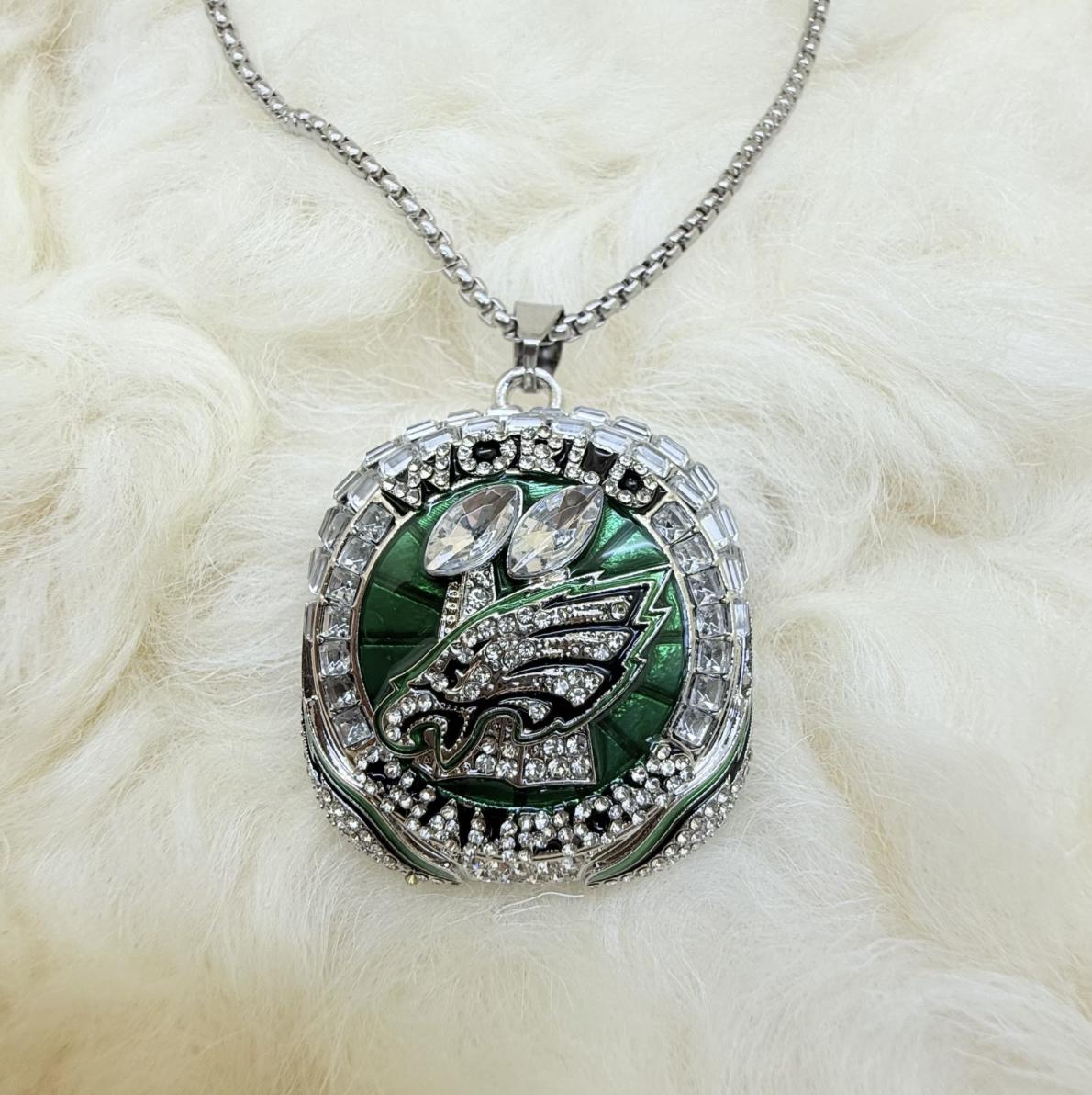 Wings pop Out with #1 #11 #21 #26 #33 #55 #88 Players Signature LIX 2025 SuperBowl Philadelphia eagles Football Champions Ring 9