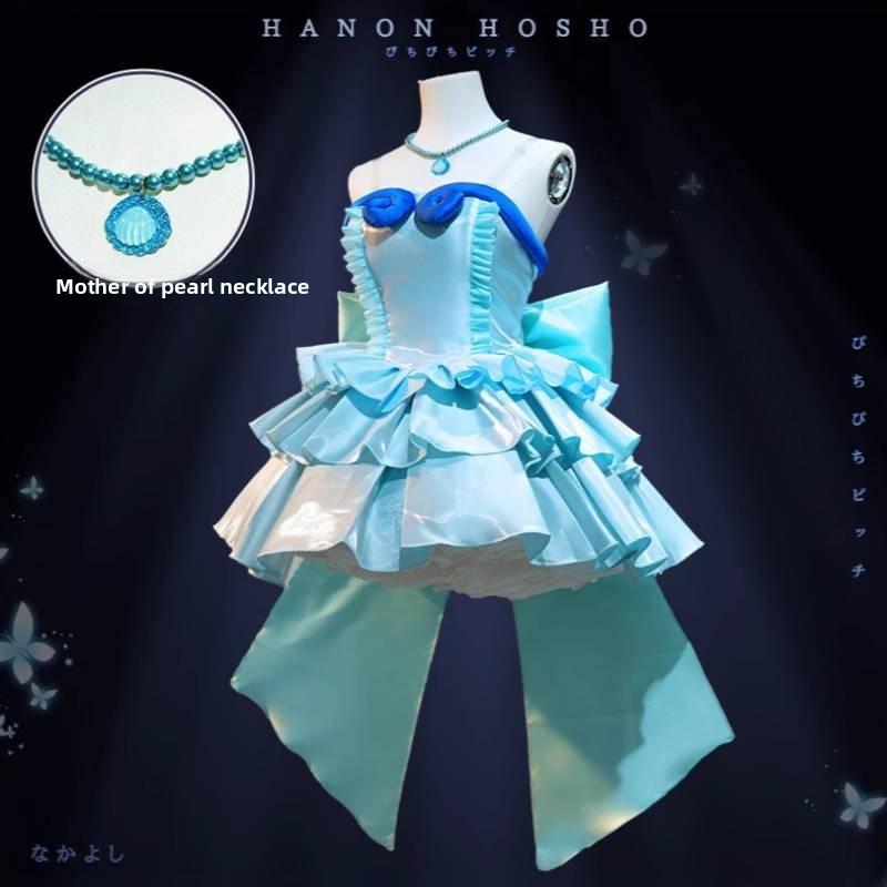 Mermaid Melody Hanon Hosho Cosplay Costume With Polyester Fabric For Anime Fans