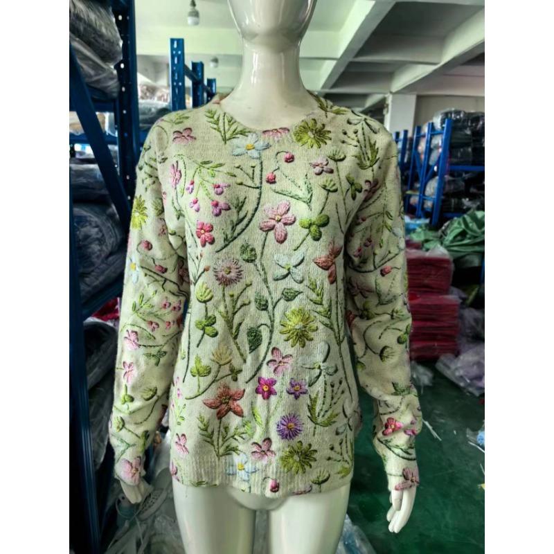 Maglione da Donna a Fantasia Pullover con Fantasia