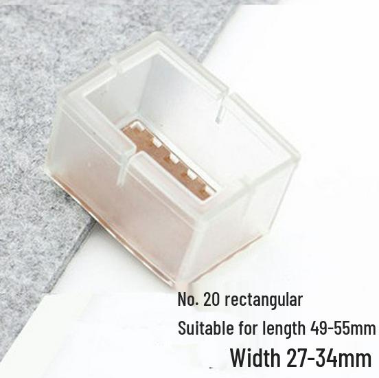 Transparent Non-Slip Chair and Table Leg Protective Covers
