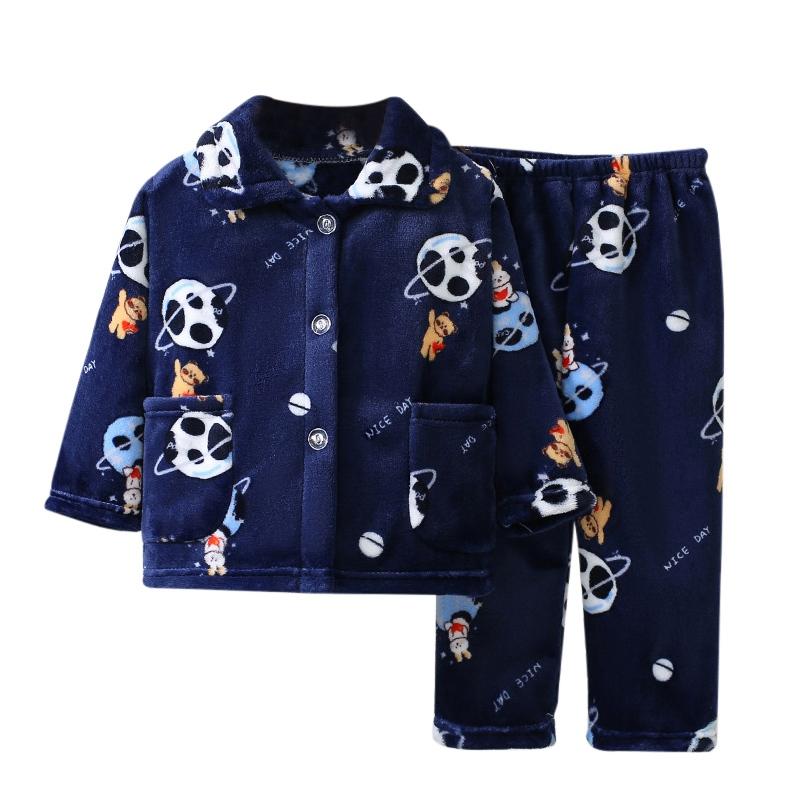 Детский фланелевой пижамный комплект — фото 5