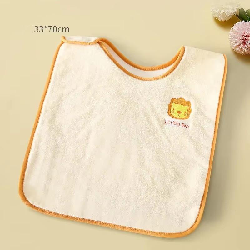Cartoon Newborn Baby Bibs Prevent Dirt and Moisture Multifunctional Children's Saliva Mouthwash Face Washing Hand Wiping Towel