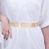 Gift Waist Ornament Mirror Waistband Wide Waist Belt Gold Silver Color Sequined Metal Wide Belt