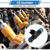 1 Pcs No.04861238AC/800-1485N/FJ478 Fuel Injector for Dodge Grand Caravan 3.8 2001-2007 Car Engine Flow Match Fuel Nozzle