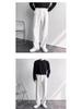 Men's Spring Light Luxury Black Wide-Leg Casual Trousers