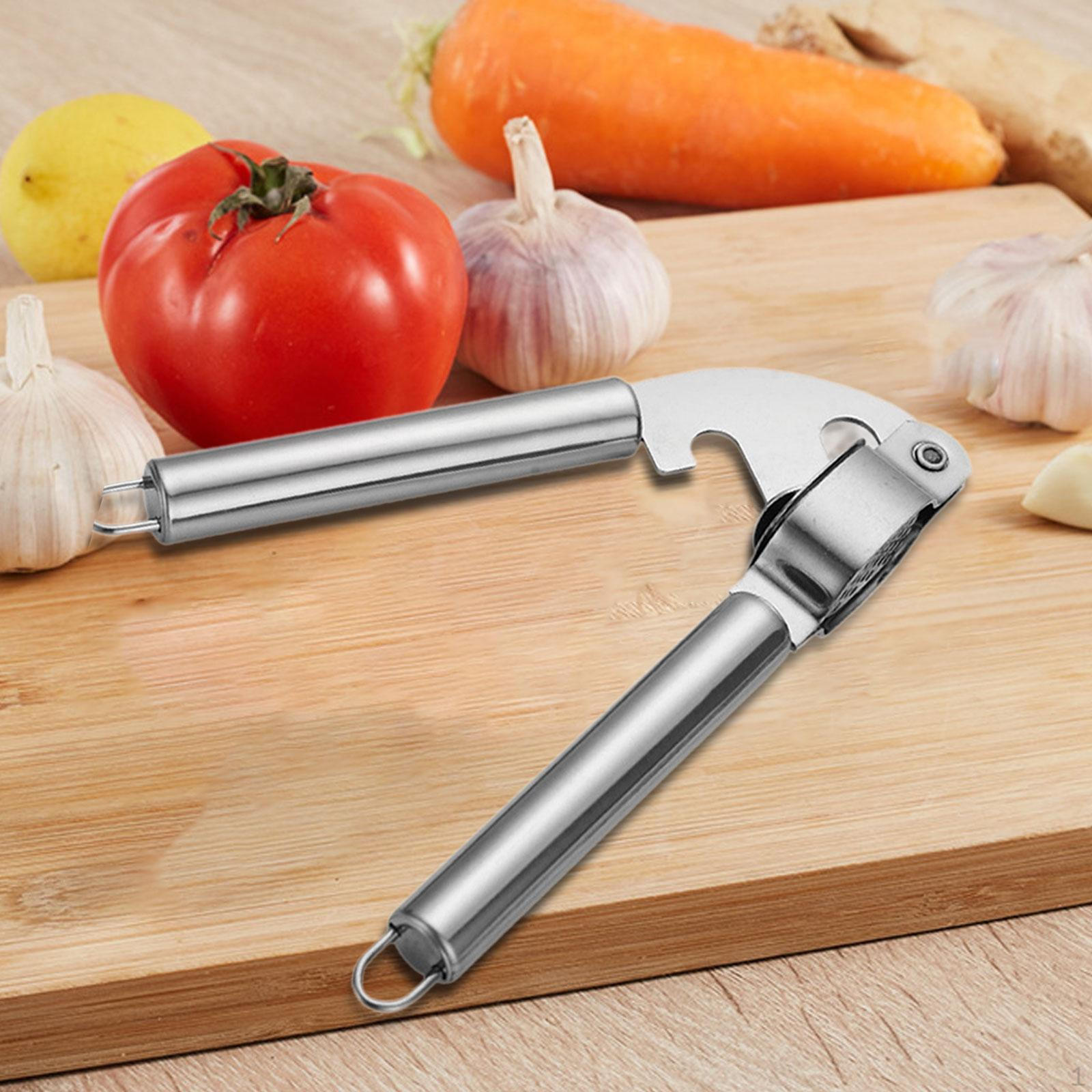 

Garlic Press Kitchen Gadget for Effortless Smashing Rust Proof Lightweight Premium Home Utensils