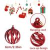 6cm Christmas Ball Decoration Glitter Gold Hollow Ball Xmas Tree Hanging Pendant Home Party New Year Gift Navidad Accessories