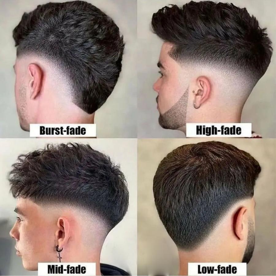 Hřeben na vyblednutí Profesionální holičský Clipper Blending Hřeben pro stříhání vlasů s plochým vrcholem pro muže Teplovzdorný kartáč proti vyblednutí Stylingový nástroj Salon