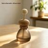 Cute Snowman Glass Diffuser Bottle, Mini Essential Oil Ornament, Creative Desktop Decor, Customizable with Logo