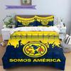 Club América  Pattern Bedding Quilt Set  Home Decoration  Gift (1 * duvet cover + 2 * pillowcase  without core)