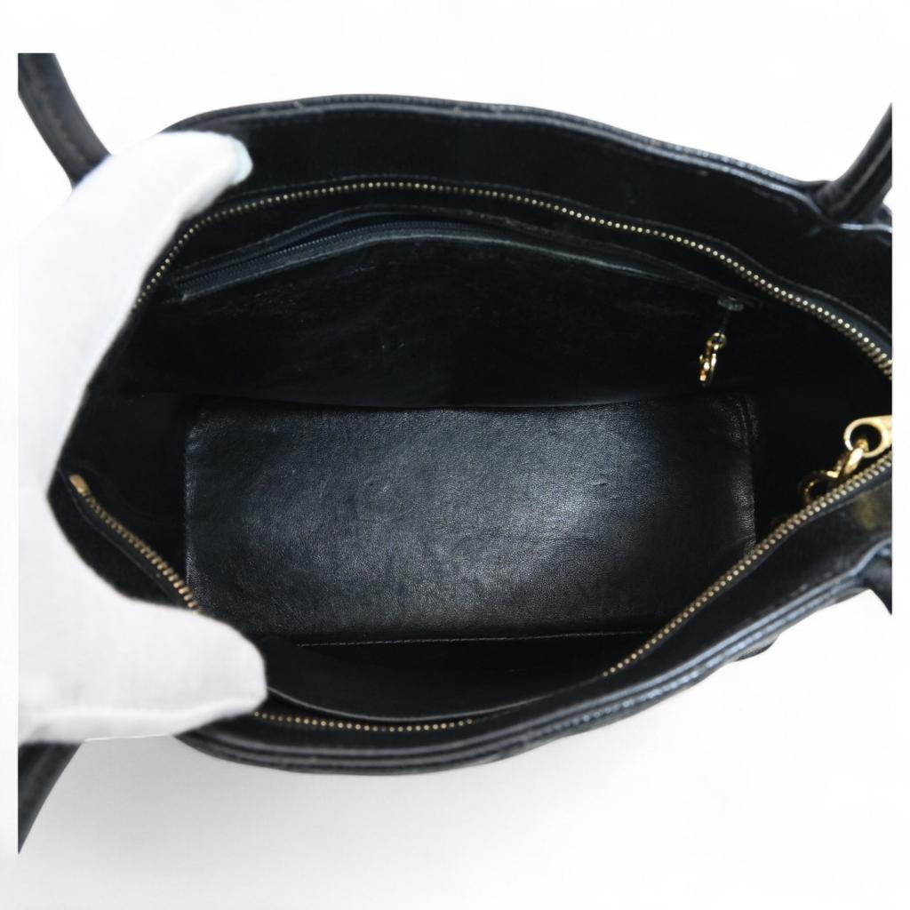 Auth CHANEL Matelasse Reissue Tote Bag Caviar Skin ch99128ht