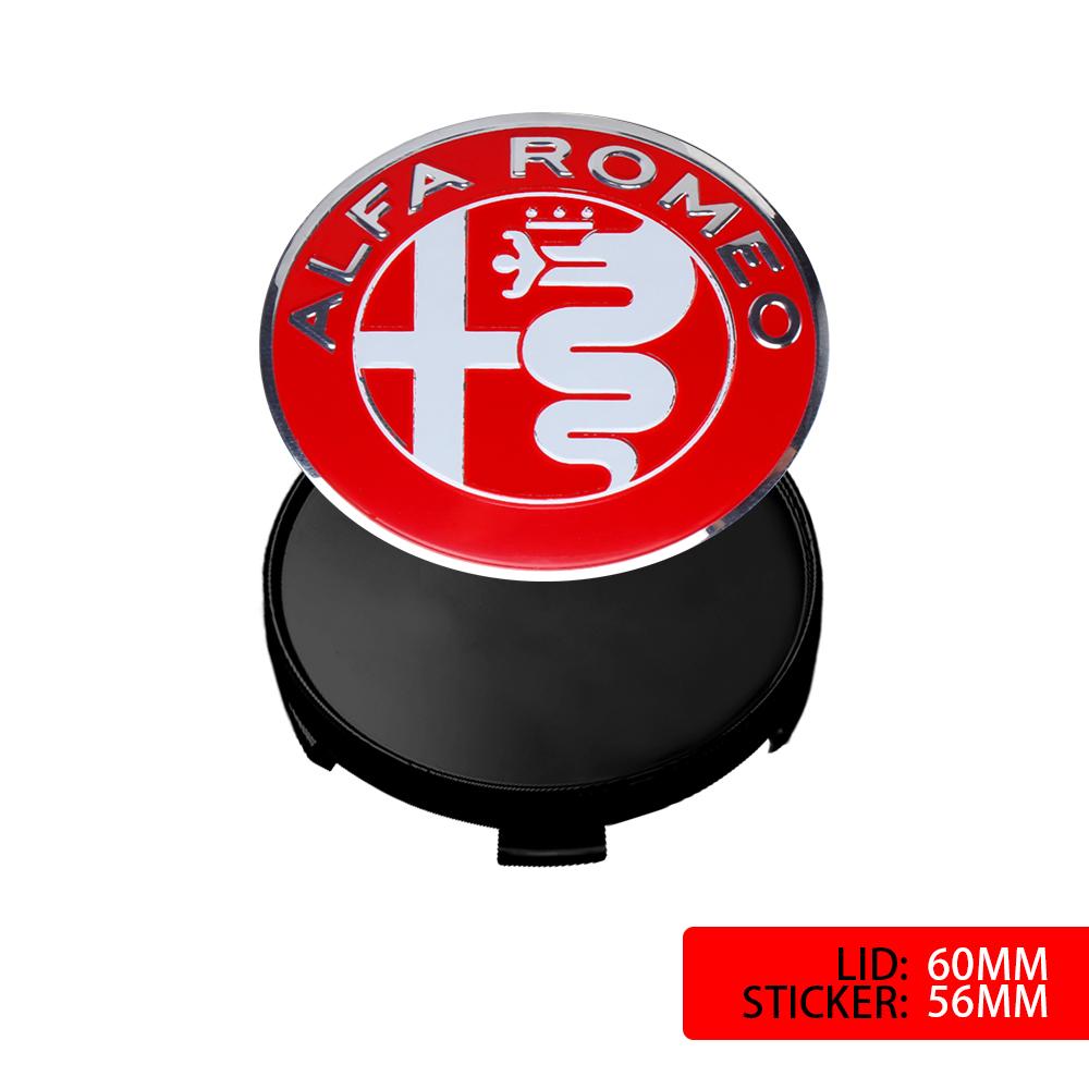 2026 Caldo Alfa Romeo 4pz 56mm Emblema Ruota Auto Alfa Romeo Decorazione Tappo Mozzo Modificato Per Alfa Romeo 159 Giulietta 147 156 Giuli