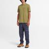 Timberland Logo Print Solid Color Short Sleeve Polo Shirt Men tops Avocado-Green A6QQ1-V46