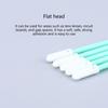 Pack Of 100 Fiber Visual Cleaning Swabs Not Shedding Particle Complimentary Fixed Absorption For / / / Couplings Camera Lens Maintenance Equipment