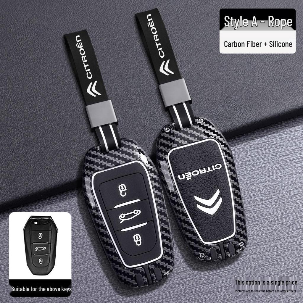 Citroën Versailles C5X Full-Cover Key Protector, 21 Buckles, Premium Car Key Bag