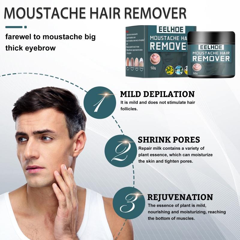 Schnurrbart Haar Entfernung Creme Feuchtigkeitsspendende Schnell wirkende Schmerzlos Gesichts Schnurrbart Entfernen