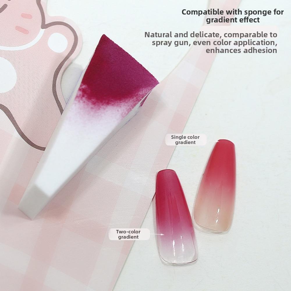 5Pcs White Triangle Makeup Sponge Gradient Effect Manicure Sponge Set  Manicure Tools