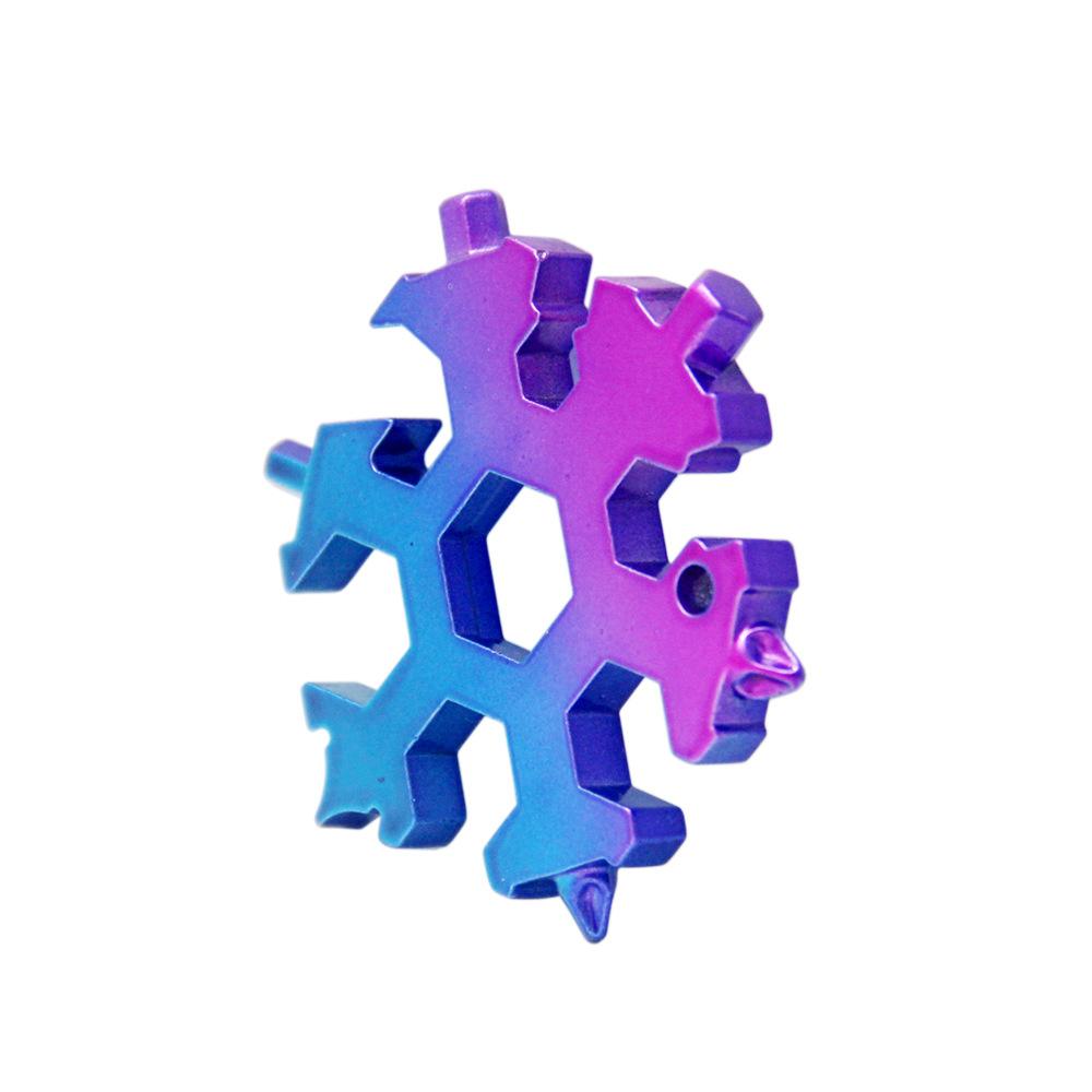 2 ks Jasně barevný sněhový nástroj, 18 v 1, multifunkční sněhový klíč, Dárky do punčochy, Vánoční dárek