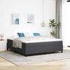 Platform Bed Frame Dark Grey 180 x 200 cm Corduroy Fabric