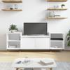 Vidaxl TV Cabinet, White, 80X36X50 Cm, Wood-Based Material