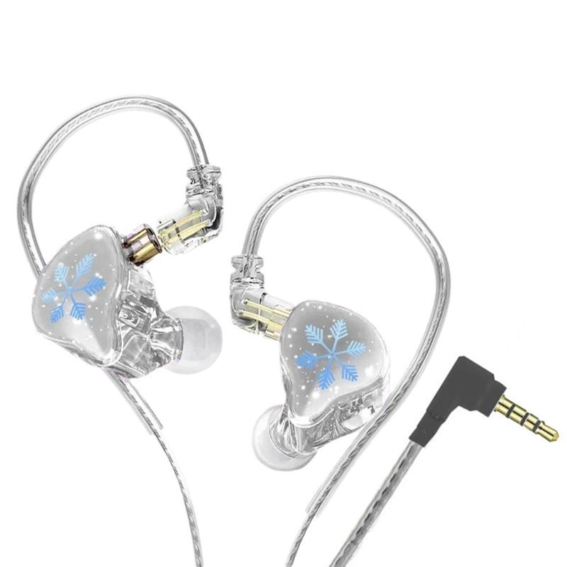 Multifunction Cord Earbuds 3.5mm/Type C In-Ear Headphones Cord with Dynamic Clear Sound Ergonomic Earpieces for Gaming