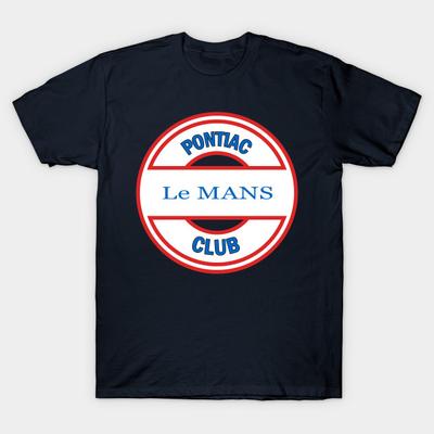 Men Black Print T-shirt Lemans Club No-Cut Transfer Paper Print Cotton Tshirt